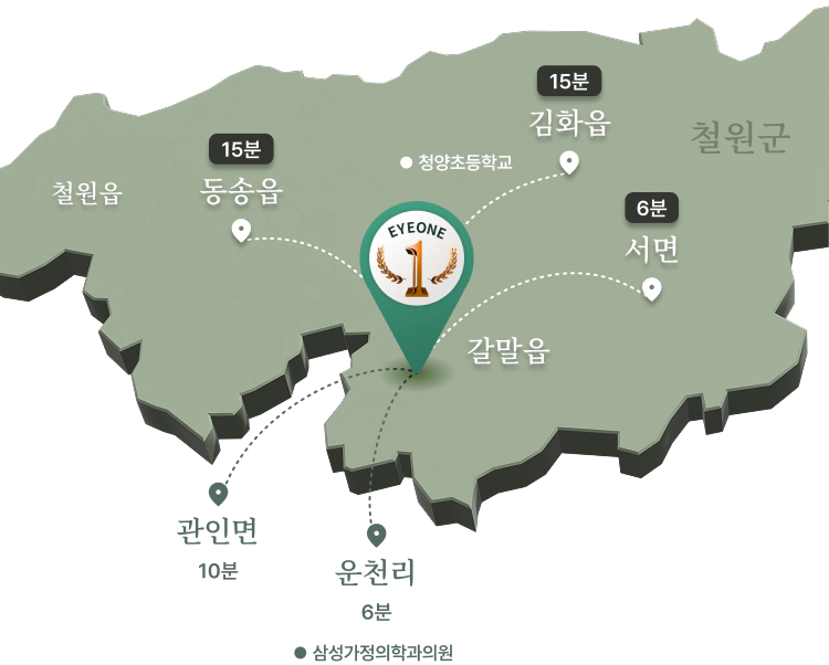 최북단의 중심 안과